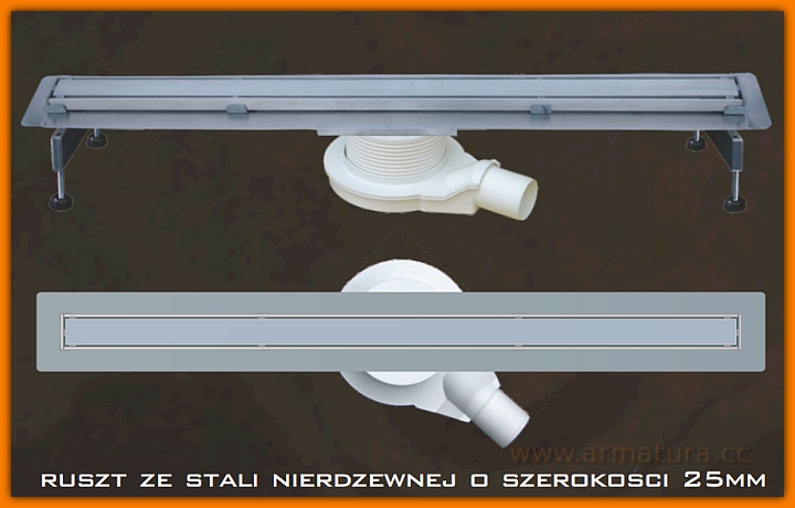 Odpływ liniowy SLIM WDO-900-ZR-5502 odwodnienie WINKIEL DESIGN 90 cm
