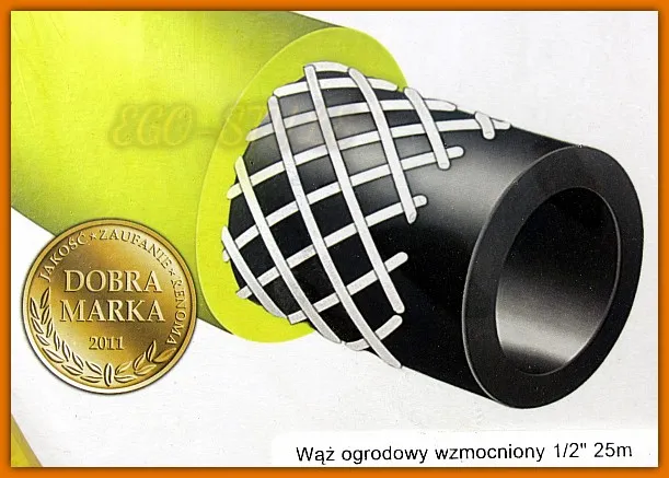 wąż ogrodowy DY6125 FERRO wzmocniony 25 m 1/2"